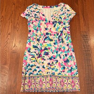 Lilly Pulitzer Pink and Blue Mini Dress